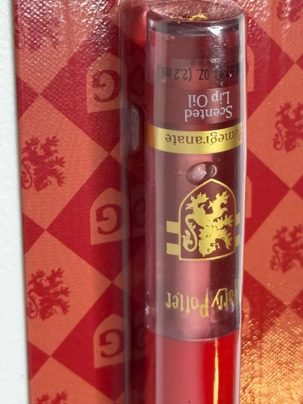 Harry Potter Gryffindor Pomegranate Scented Lip Oil Wand New